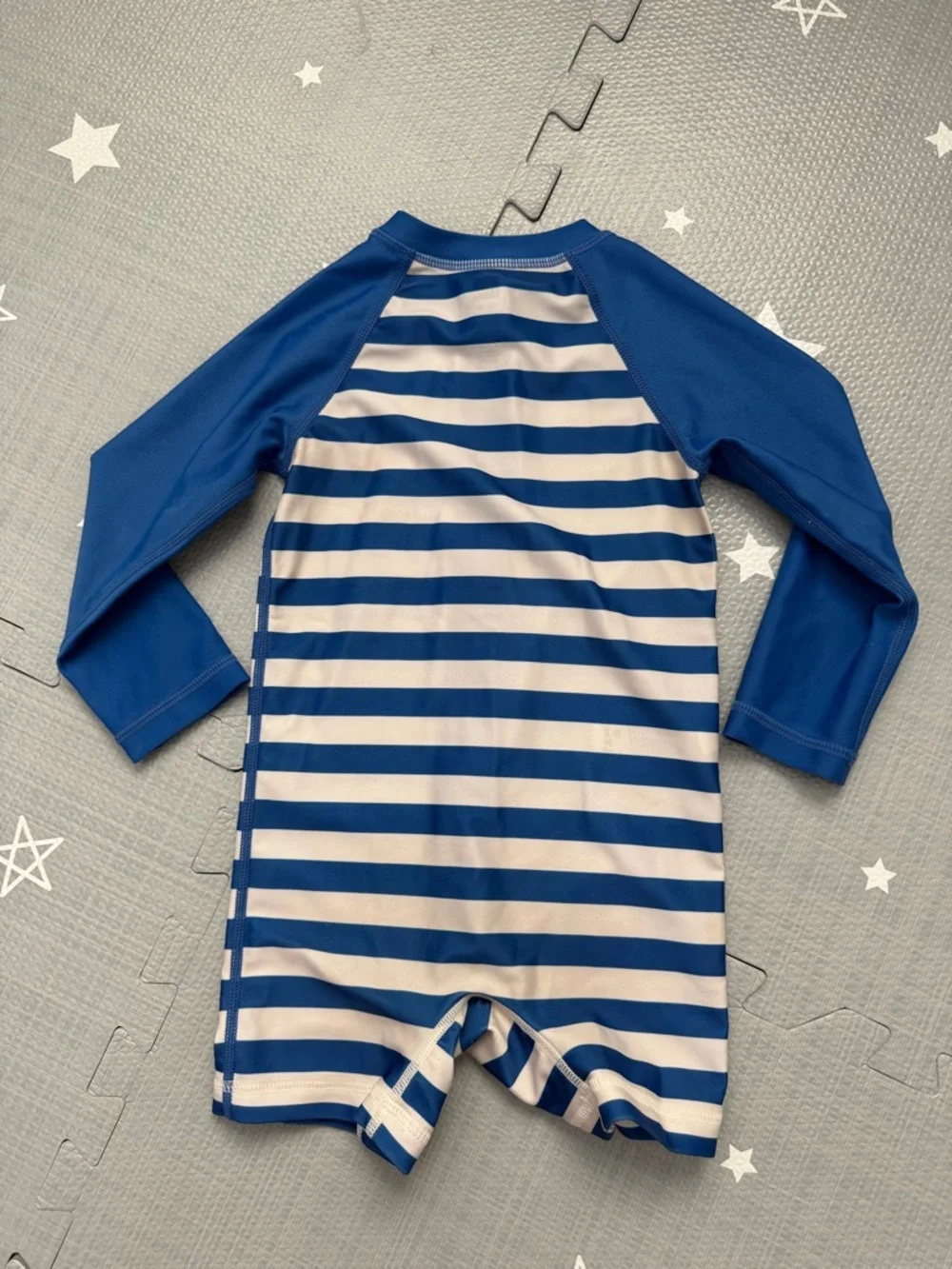 Tea Collection - Striped Rash Guard Swimsuit, 12-18 months